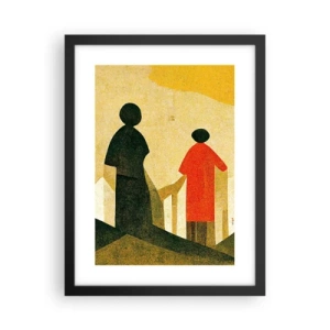 Plakat w czarnej ramie - Jeszcze daleka droga - 30x40 cm
