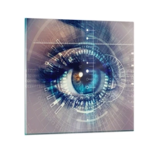 Obraz na szkle - Myślisz, że mnie znasz - 60x60 cm