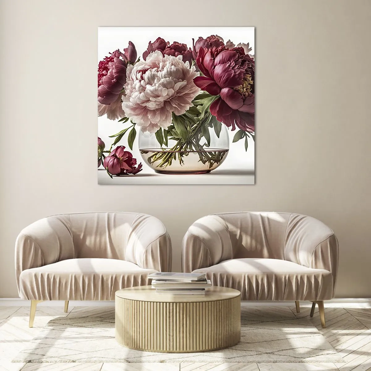 Obraz na szkle - W pełnym rozkwicie urody - 70x70 cm