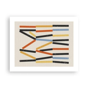 Plakat - Kompozycja na poziomie - 50x40 cm