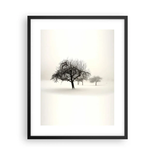 Plakat w czarnej ramie - Zimowy sen - 40x50 cm