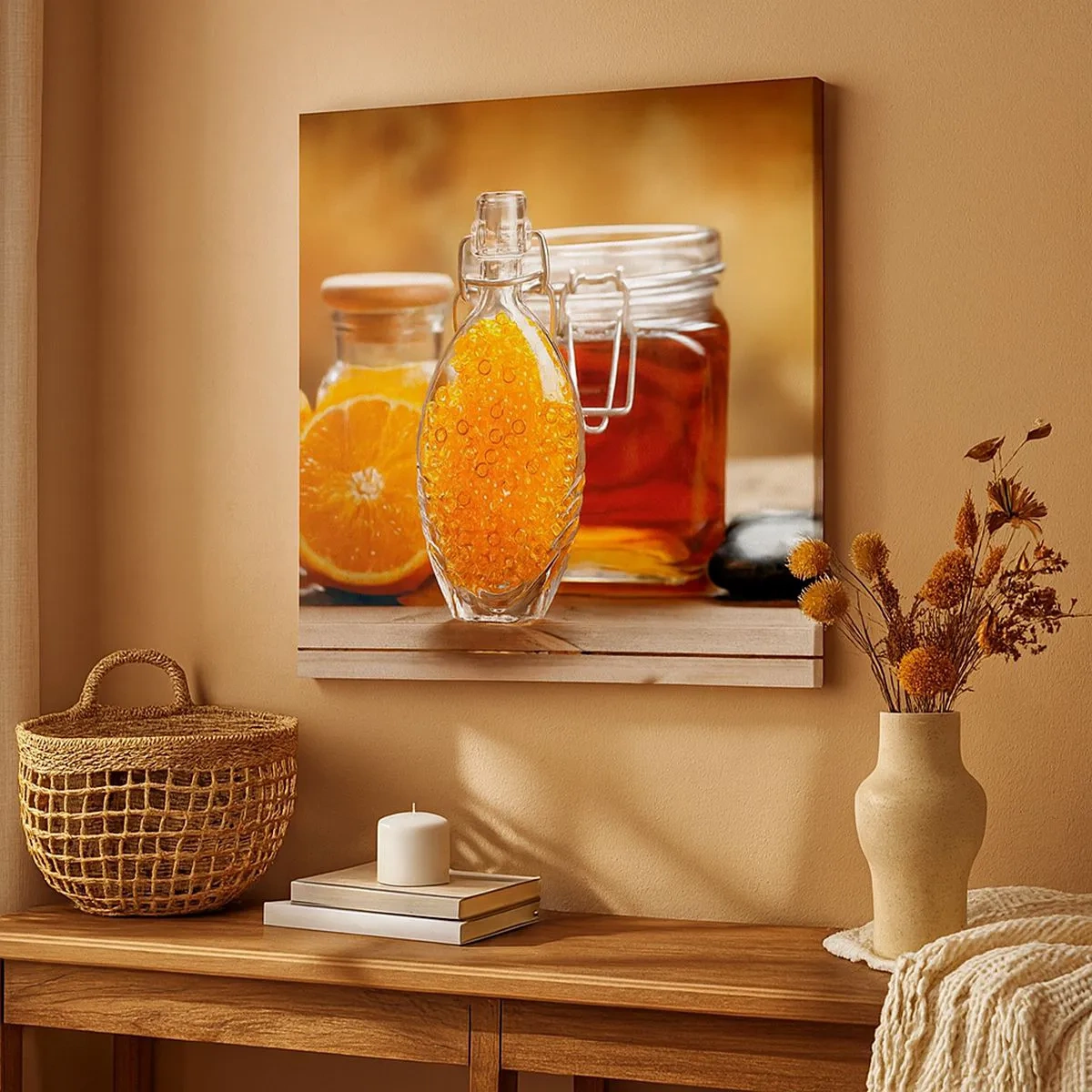 Obraz na płótnie - Słoneczne smaki i aromaty - 30x30 cm