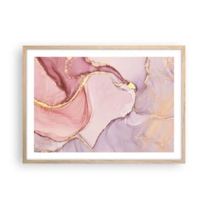 Plakat w ramie jasny dąb - Pieszczota barw - 70x50 cm