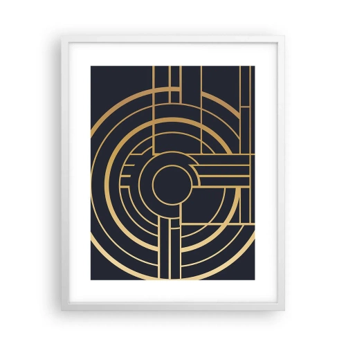 Plakat w białej ramie - Obroty rzeczy - 40x50 cm