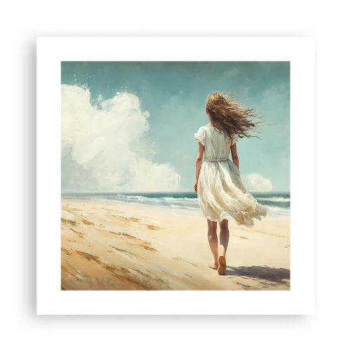 Plakat - Na spotkanie słońca i wiatru - 40x40 cm