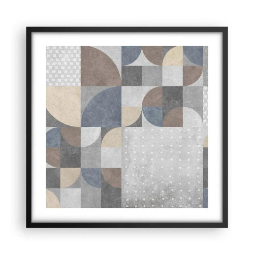 Plakat w czarnej ramie - Ceramiczna fantazja - 50x50 cm