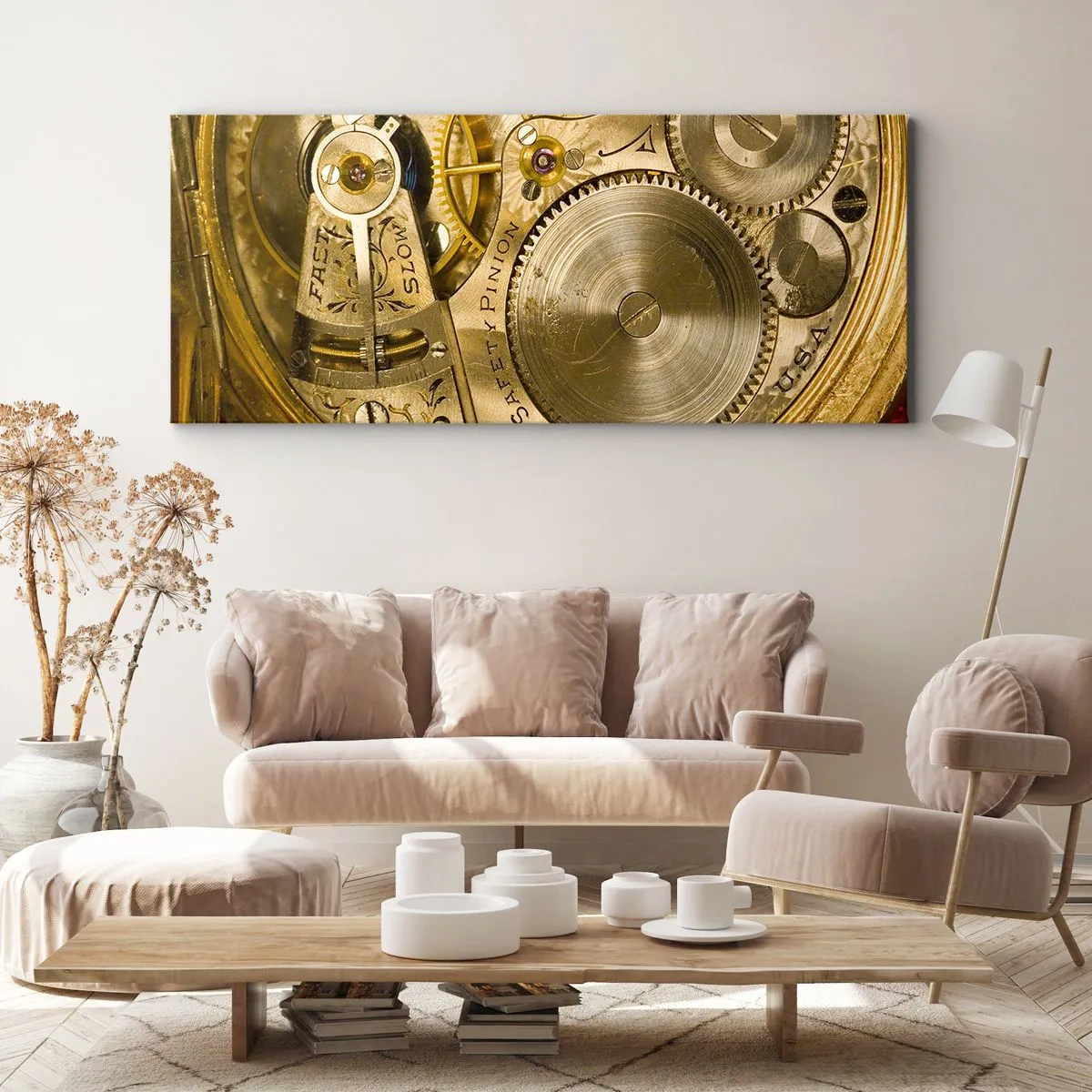 Obraz na płótnie - Idź z duchem czasu - 100x40 cm