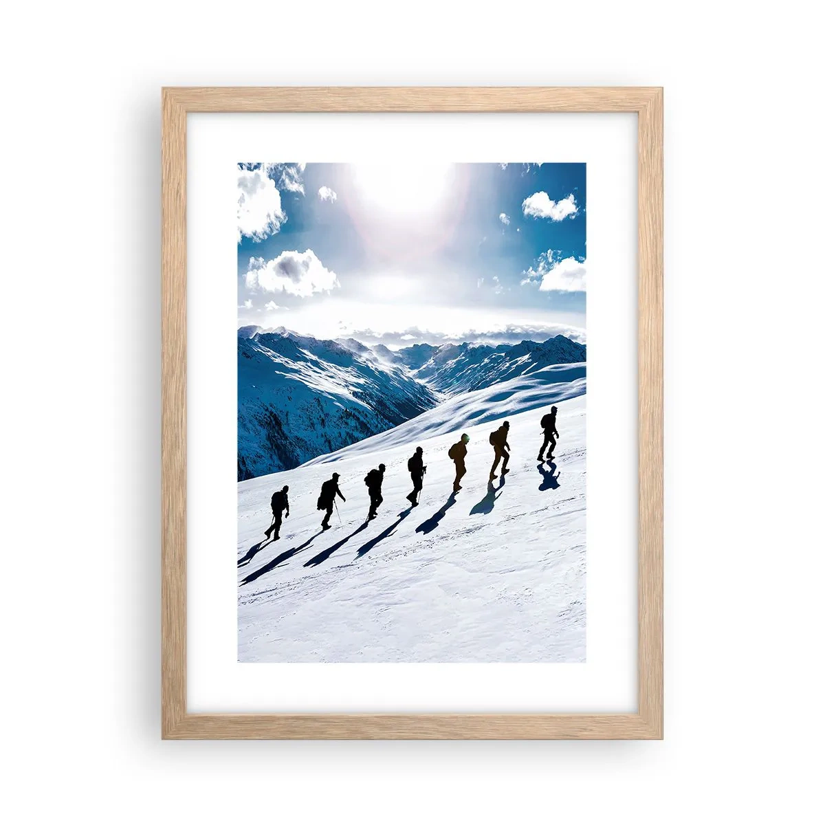 Plakat w ramie jasny dąb - Drużyna zdobywców - 30x40 cm