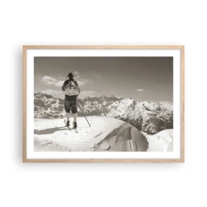 Plakat w ramie jasny dąb - A góry te same - 70x50 cm