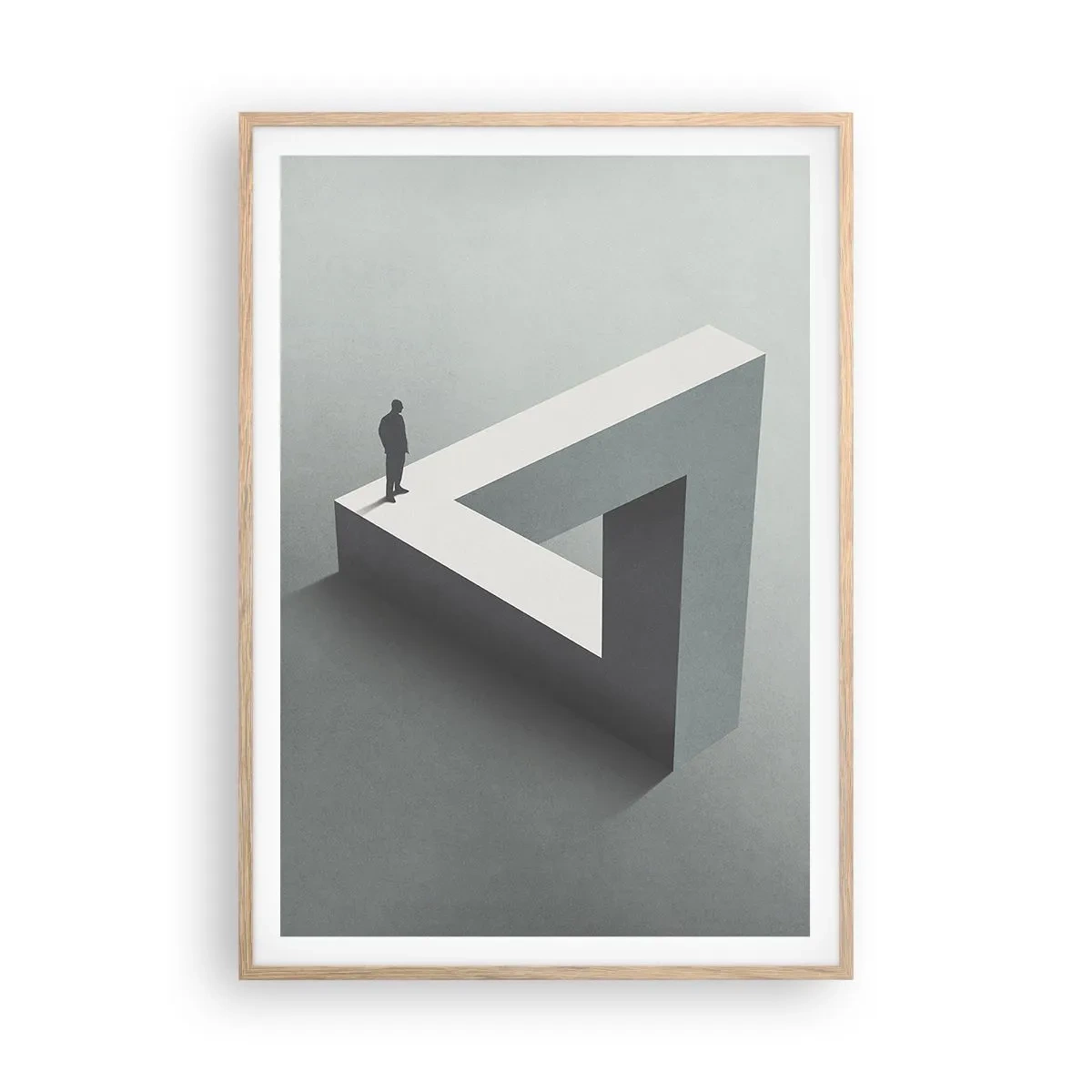 Plakat w ramie jasny dąb - A jednak możliwe - 70x100 cm