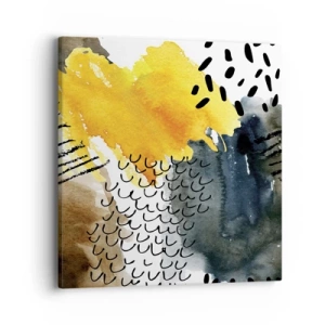 Obraz na płótnie - Spotkanie żywiołów - 40x40 cm