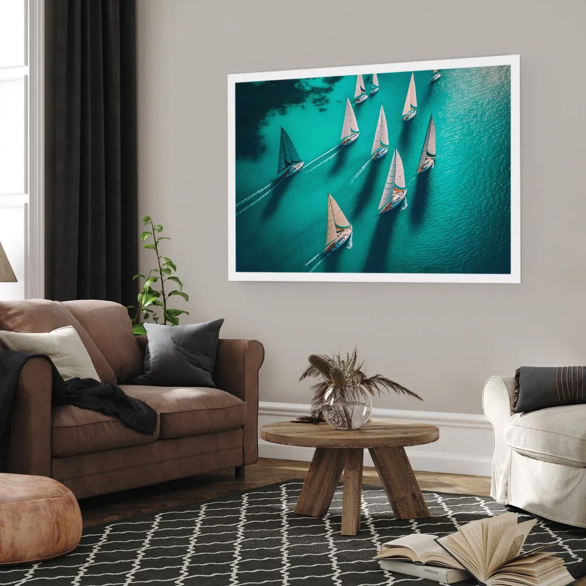 Plakat - W zawody z wiatrem - 40x30 cm