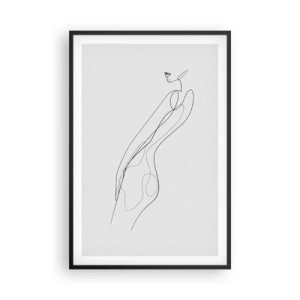 Plakat w czarnej ramie - Zaledwie obietnica - 61x91 cm