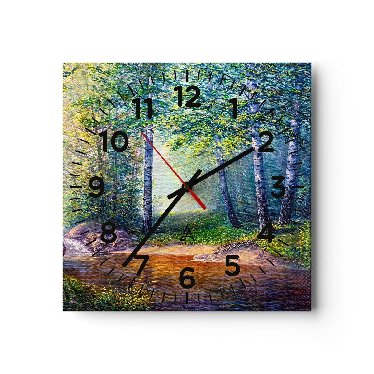 Zegar ścienny - Sielankowa sceneria - 30x30 cm
