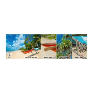 Fototapeta Próbka Premium Sand - Urok tropików - Krajobraz, Ocean, Egzotyczna Plaża - 100x30 cm