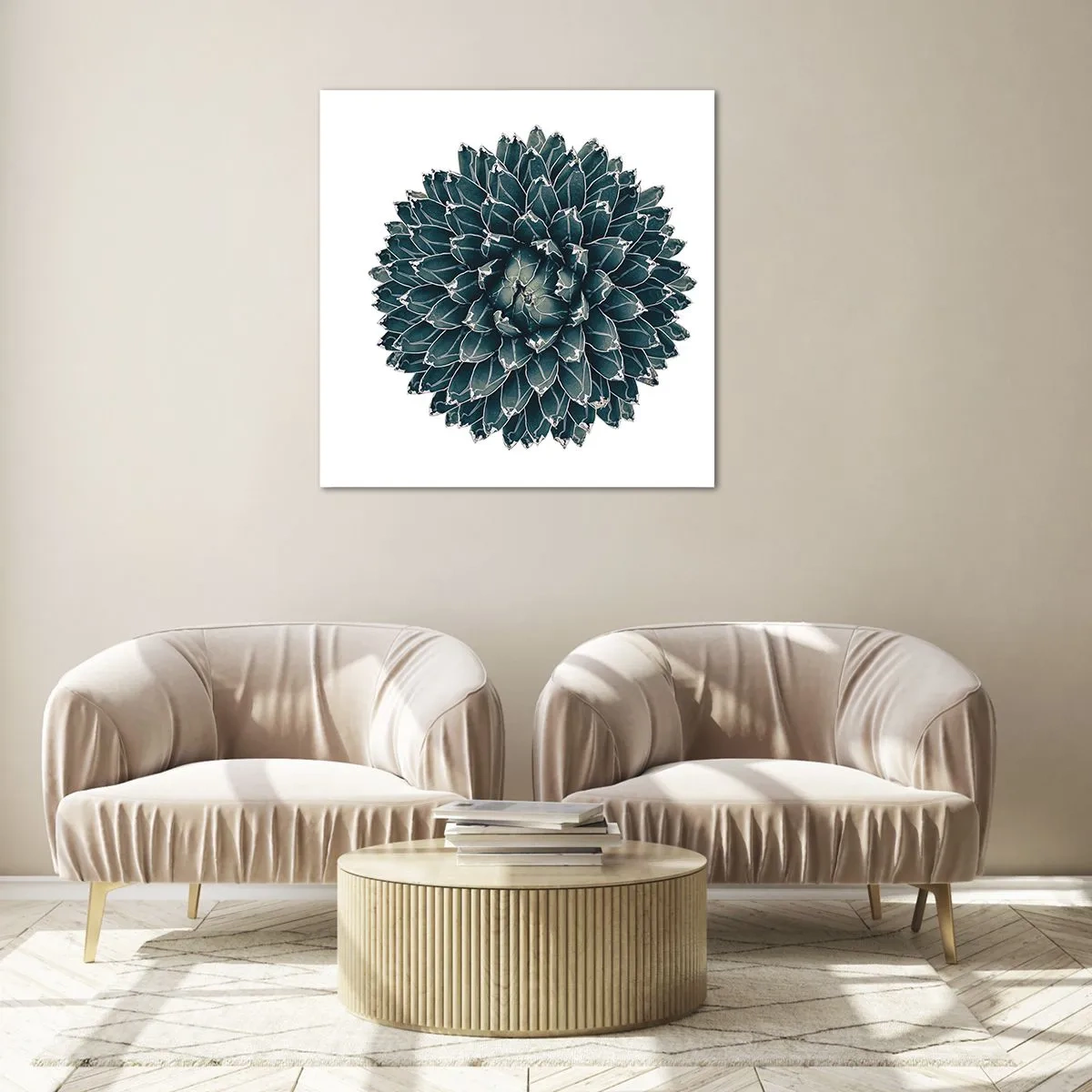 Obraz na szkle - Gwiazda pustyni - 60x60 cm