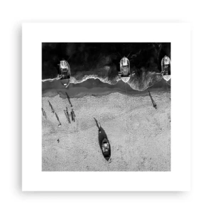 Plakat - Jeszcze na brzegu… - 30x30 cm