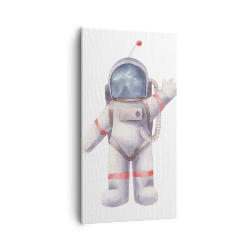 Obraz na płótnie - To na razie! - 55x100 cm