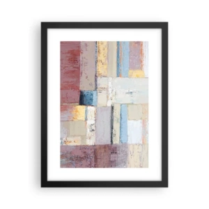 Plakat w czarnej ramie - Spokój geometrii - 30x40 cm
