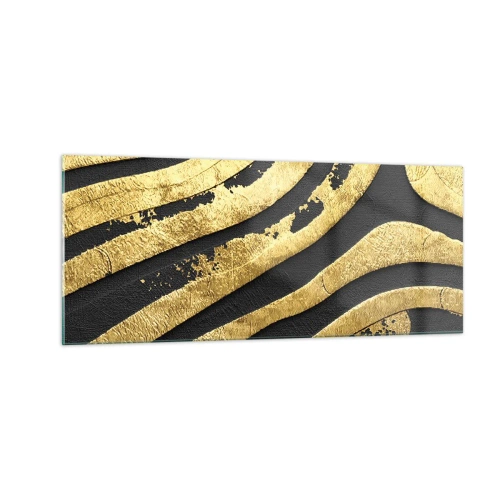 Obraz na szkle - Wszystko płynie - 100x40 cm