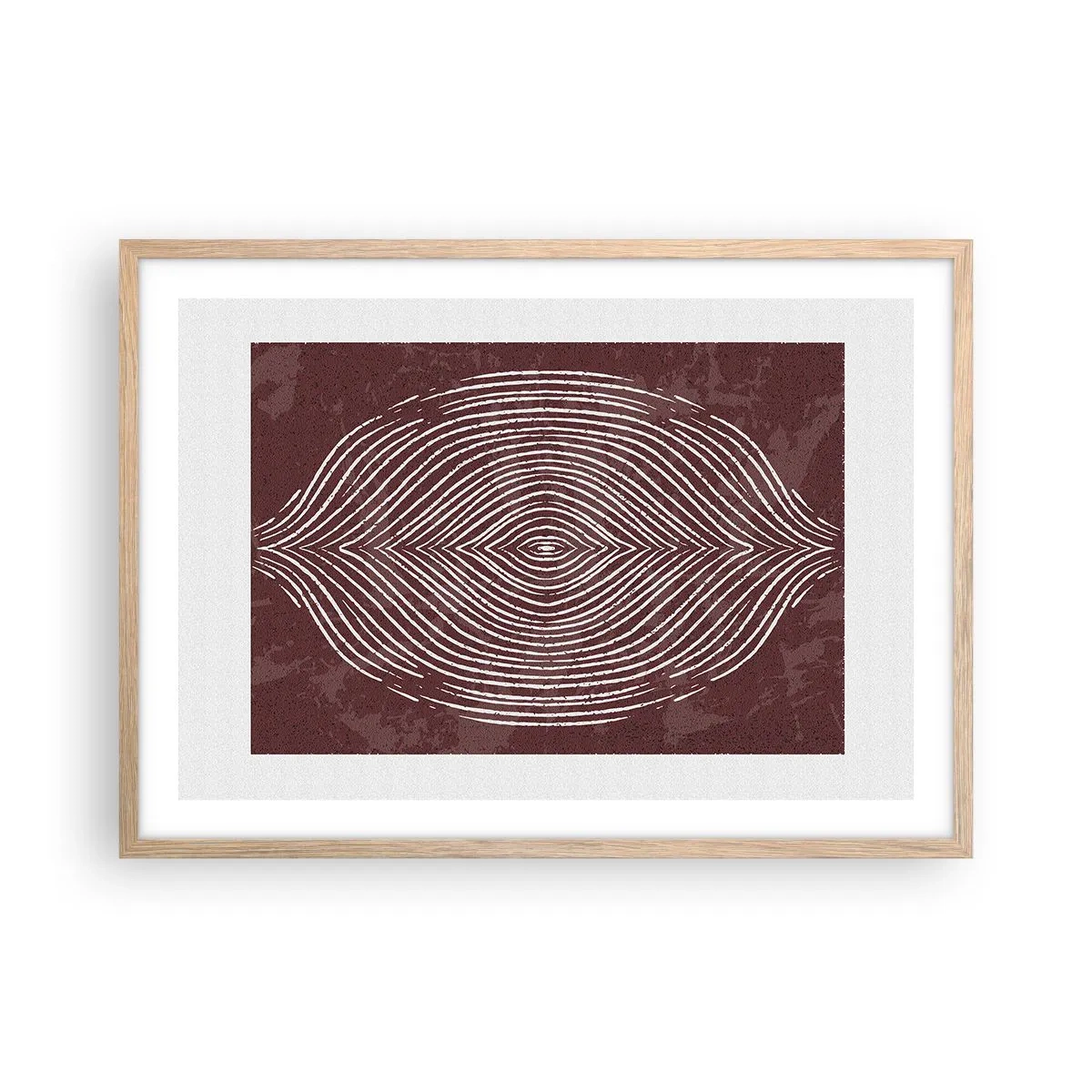 Plakat w ramie jasny dąb - Przestrzeń mówi - 70x50 cm