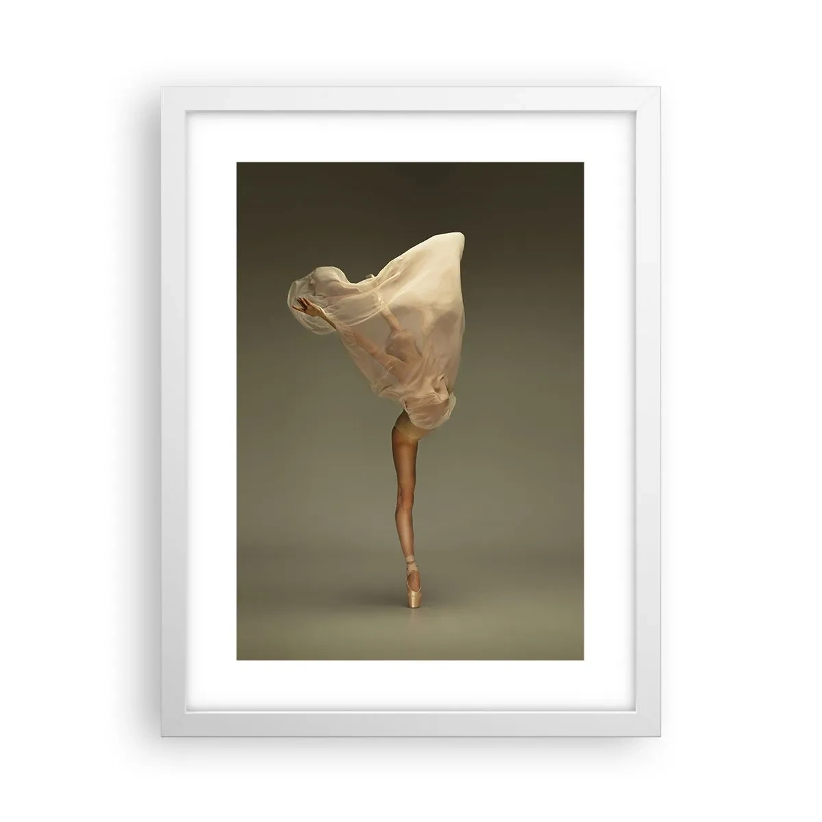 Plakat w białej ramie - Zaraz wzleci - 30x40 cm