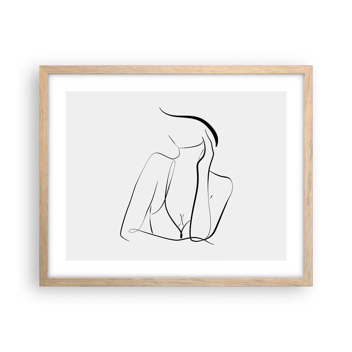 Plakat w ramie jasny dąb - Na fali marzeń - 50x40 cm