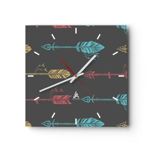 Zegar ścienny - W ordynku - 40x40 cm