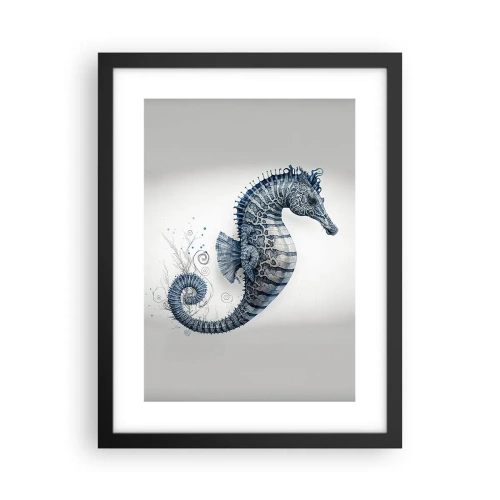 Plakat w czarnej ramie - Subtelny żart natury - 30x40 cm