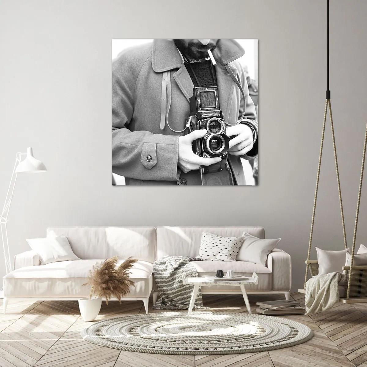 Obraz na płótnie - W stylu retro - 50x50 cm
