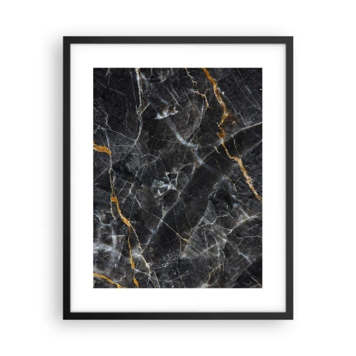 Plakat w czarnej ramie - Wewnętrzne życie kamienia - 40x50 cm