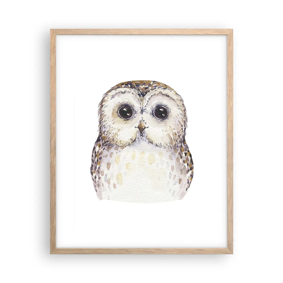 Plakat w ramie jasny dąb - Spójrz mi w oczy - 40x50 cm