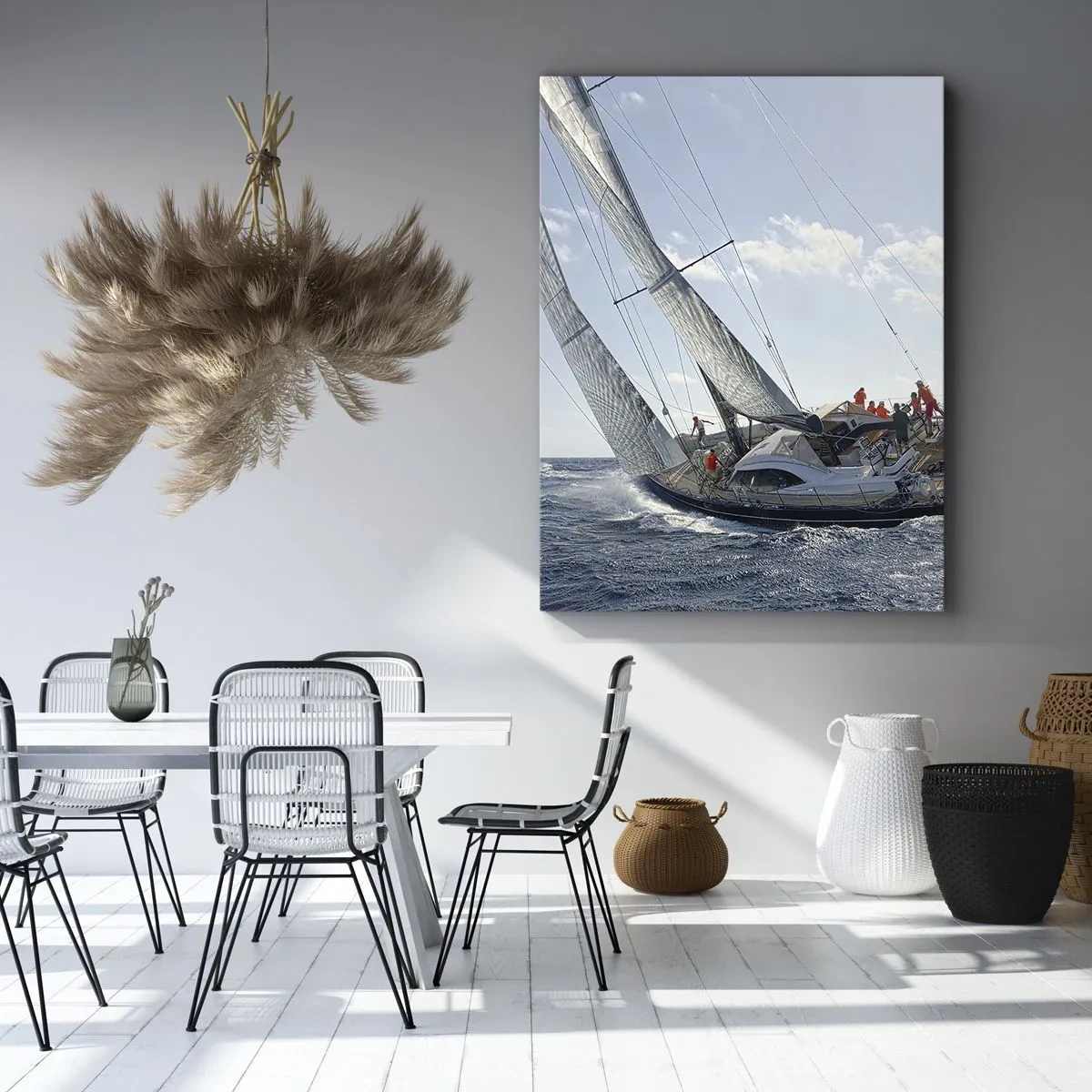Obraz na płótnie - Niech zwycięży lepszy - 45x80 cm