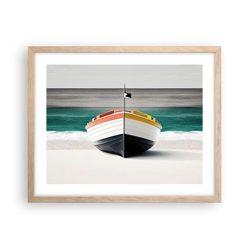 Plakat w ramie jasny dąb - Na swoim miejscu - 50x40 cm