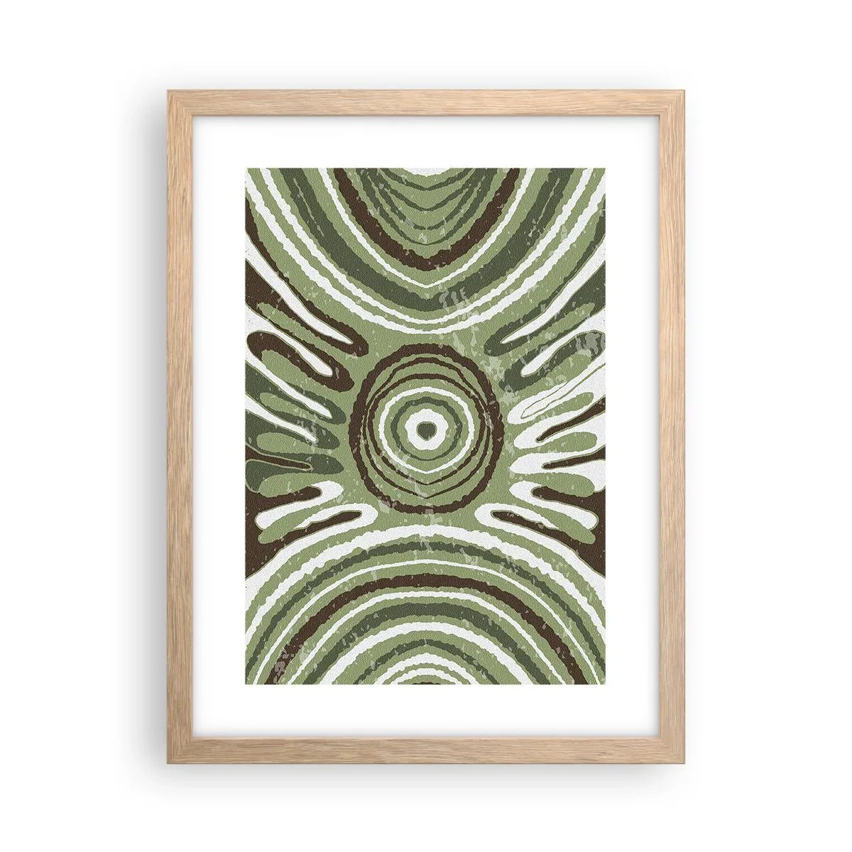 Plakat w ramie jasny dąb - Eksplozja emocji - 30x40 cm