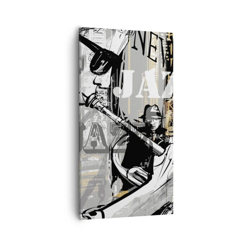 Obraz na płótnie - W rytmie Nowego Jorku - 55x100 cm