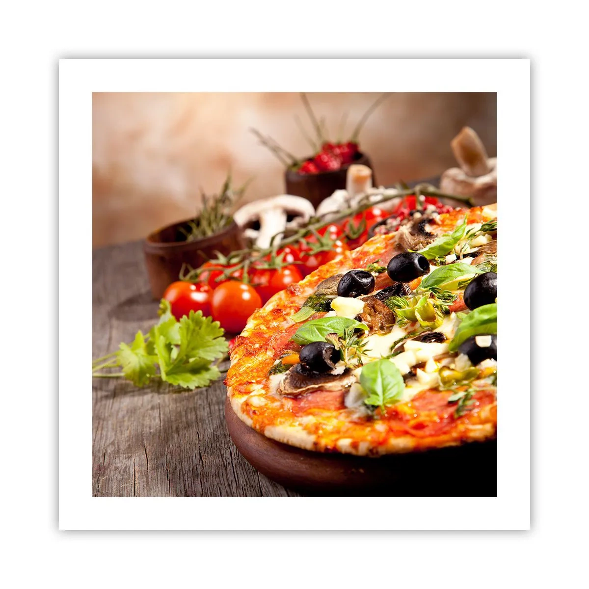 Plakat - Z tellurycznych ingrediencji - 50x50 cm