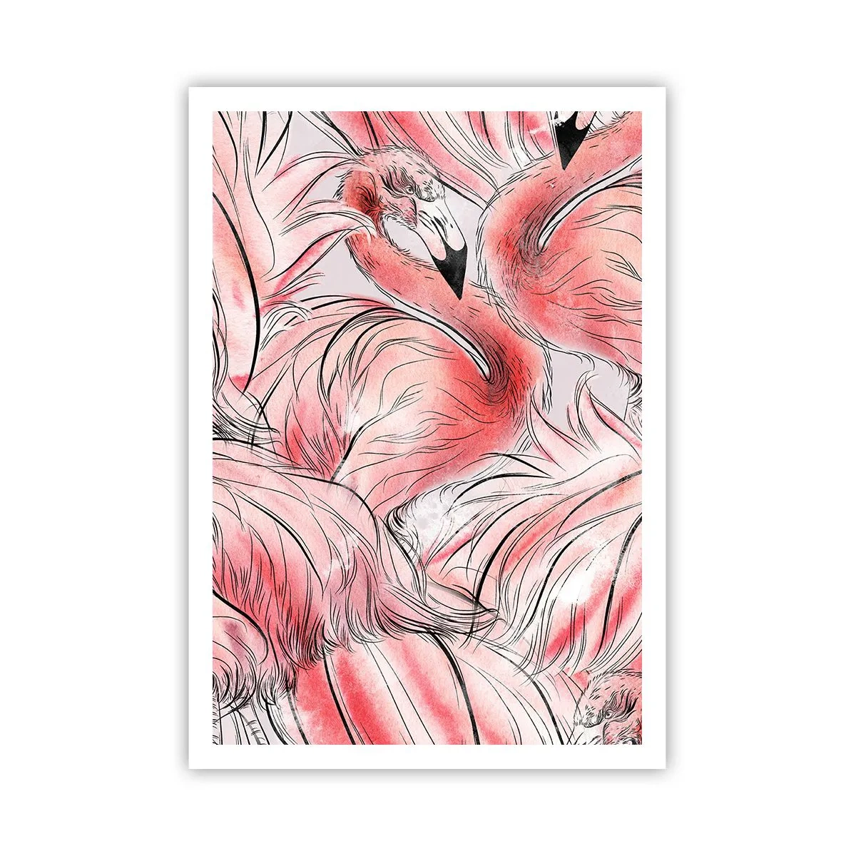 Plakat - Ptasi corps de ballet - 70x100 cm
