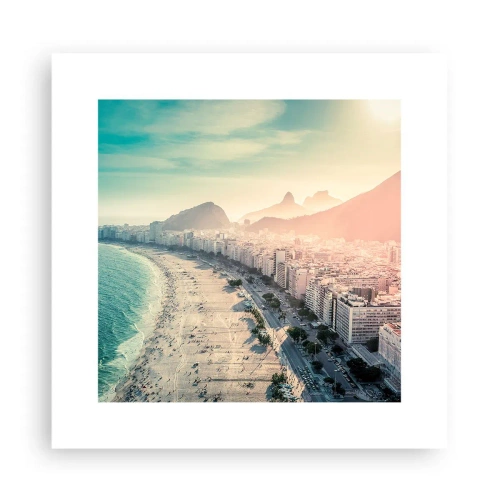 Plakat - Wieczne wakacje w Rio - 30x30 cm