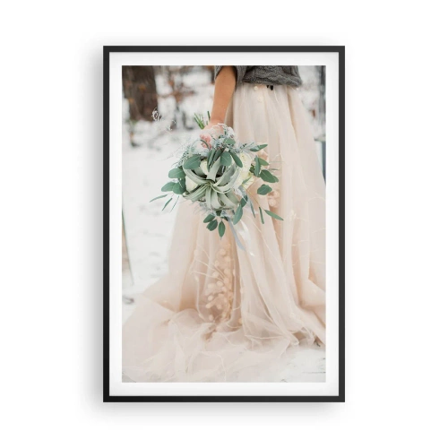 Plakat w czarnej ramie - I żyli długo i szczęśliwie - 61x91 cm