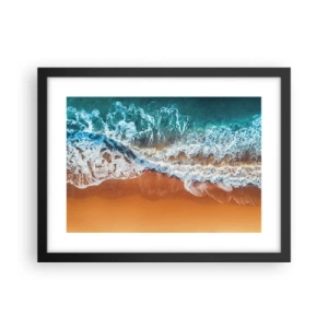 Plakat w czarnej ramie - Zawsze w parze - 40x30 cm