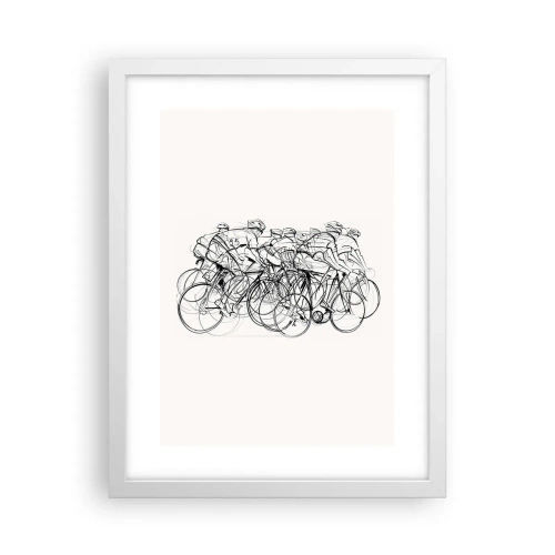 Plakat w białej ramie - Wespół w zespół - 30x40 cm