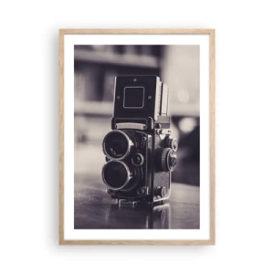 Plakat w ramie jasny dąb - Magia starej fotografii - 50x70 cm