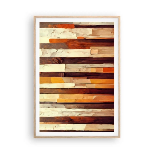 Plakat w ramie jasny dąb - Hymn leśnych drzew - 70x100 cm