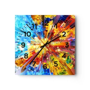 Zegar ścienny - In medias res - 30x30 cm