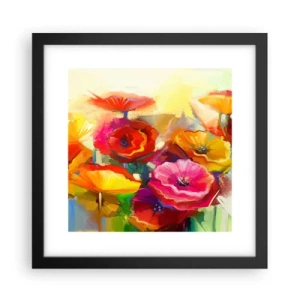 Plakat w czarnej ramie - Nie tylko czerwone - 30x30 cm