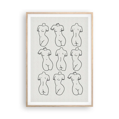 Plakat w ramie jasny dąb - Tylko Wenus - 70x100 cm
