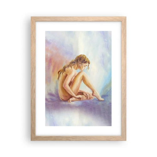 Plakat w ramie jasny dąb - Akt młodości - 30x40 cm