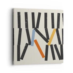 Obraz na płótnie - Domino – kompozycja - 40x40 cm