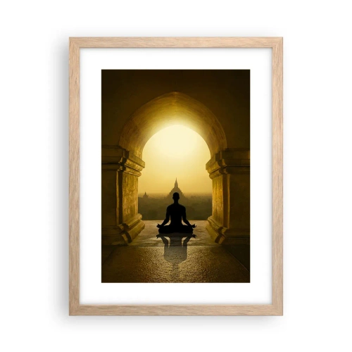 Plakat w ramie jasny dąb - Pełna harmonia - 30x40 cm